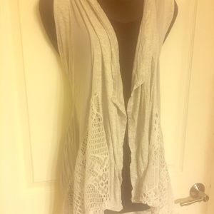 Sleeveless Flowy Cardigan